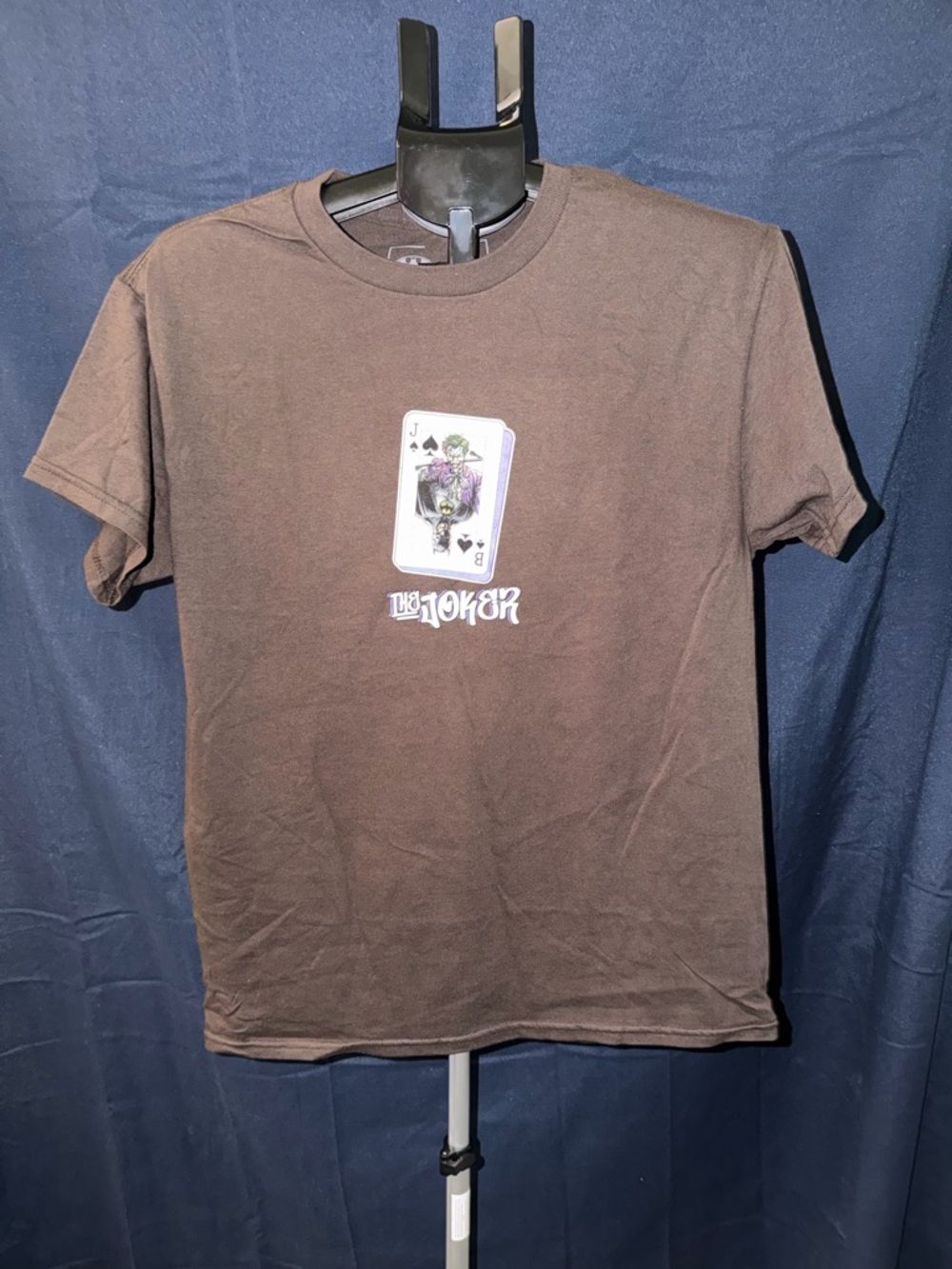 🔥 Joker Playing Card Graphic Tee Batman DC Front & Back Print 🔥